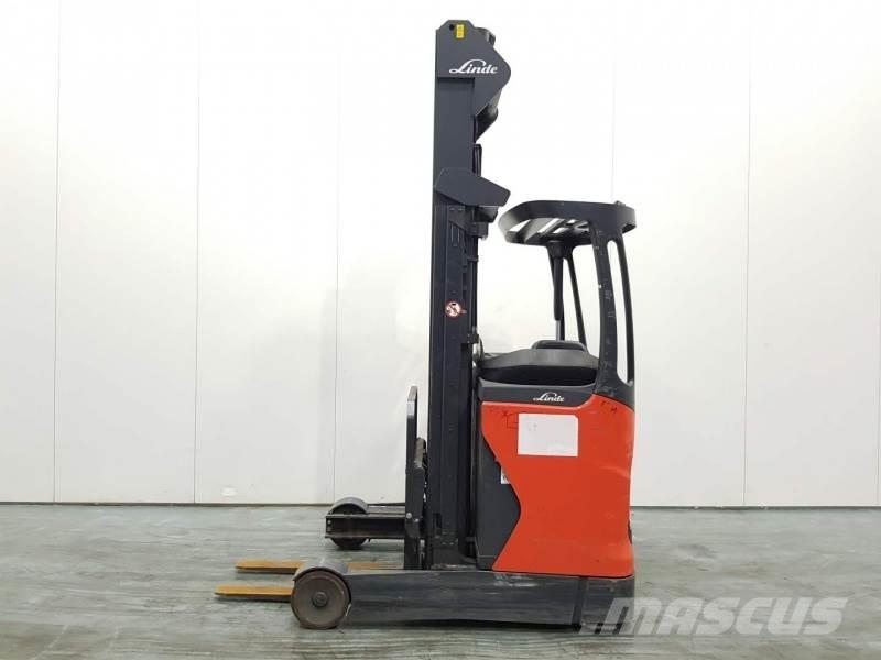 Linde R14-01 1120 Ретрак/ Високоповдигач с изместване на вилката напред