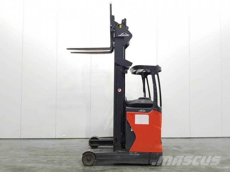 Linde R14-01 1120 Ретрак/ Високоповдигач с изместване на вилката напред