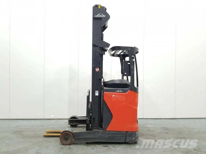 Linde R14-01 1120 Ретрак/ Високоповдигач с изместване на вилката напред