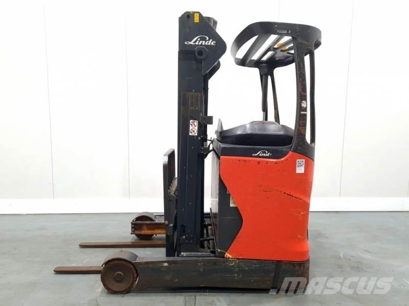 Linde R14-01 1120 Ретрак/ Високоповдигач с изместване на вилката напред