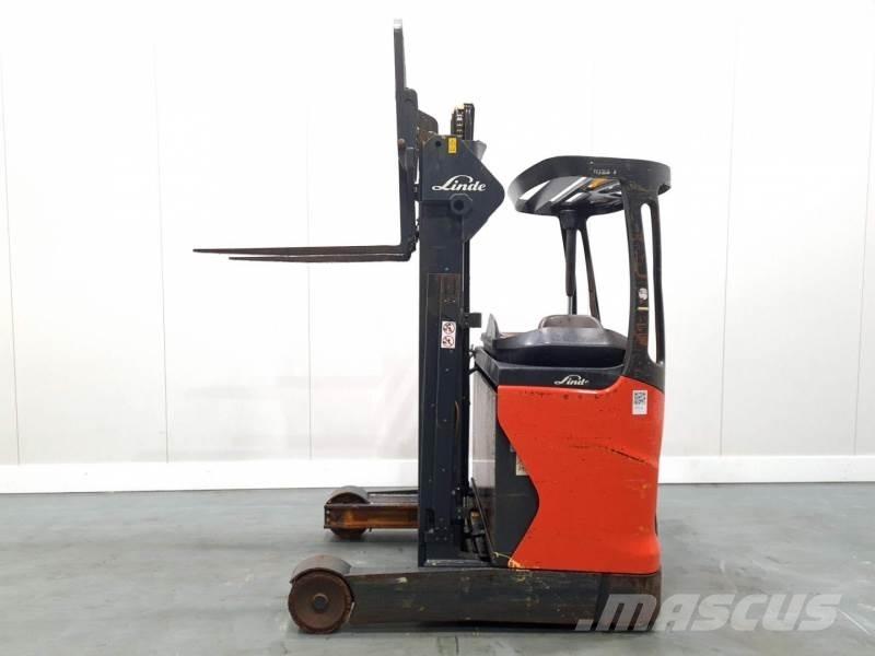 Linde R14-01 1120 Ретрак/ Високоповдигач с изместване на вилката напред