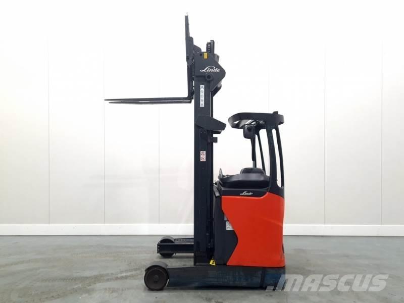 Linde R14-01 1120 Ретрак/ Високоповдигач с изместване на вилката напред