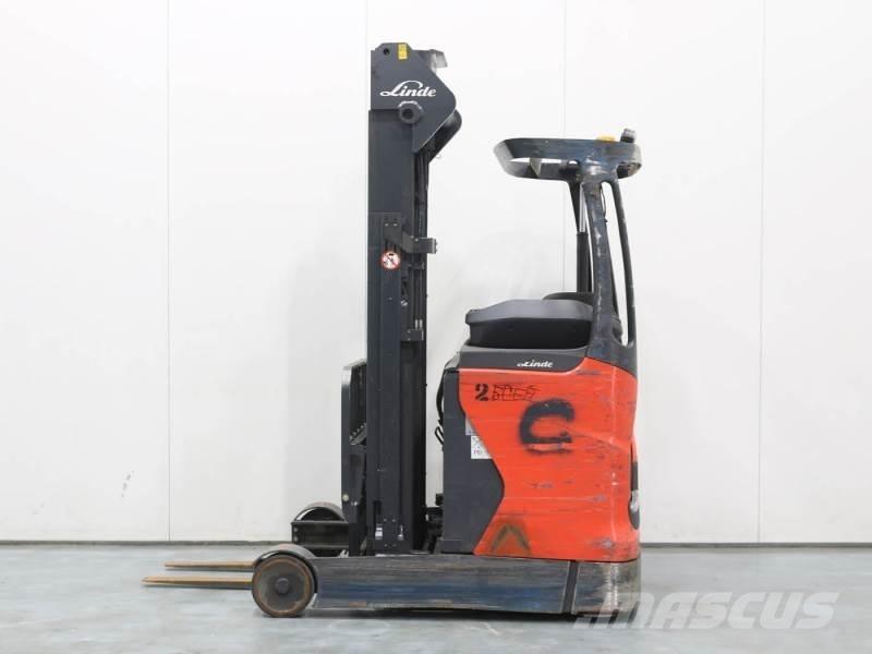 Linde R14-01 1120 Ретрак/ Високоповдигач с изместване на вилката напред
