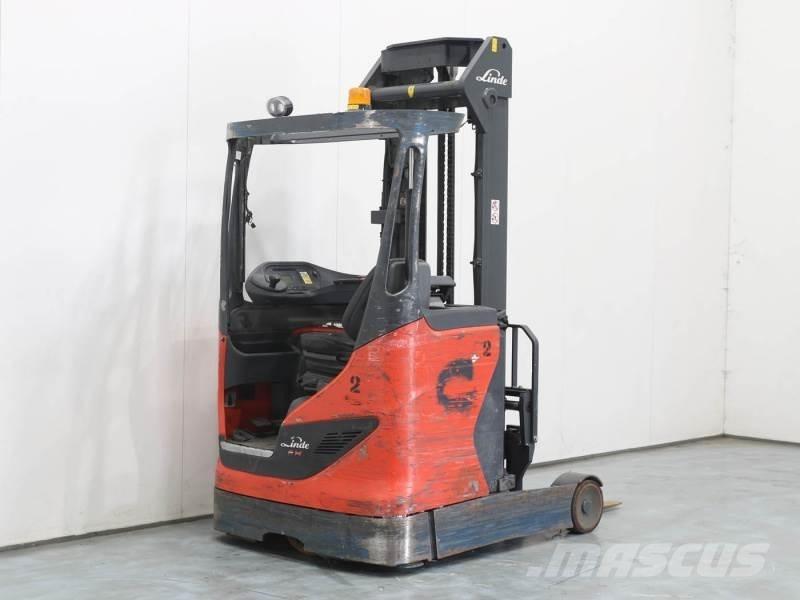 Linde R14-01 1120 Ретрак/ Високоповдигач с изместване на вилката напред