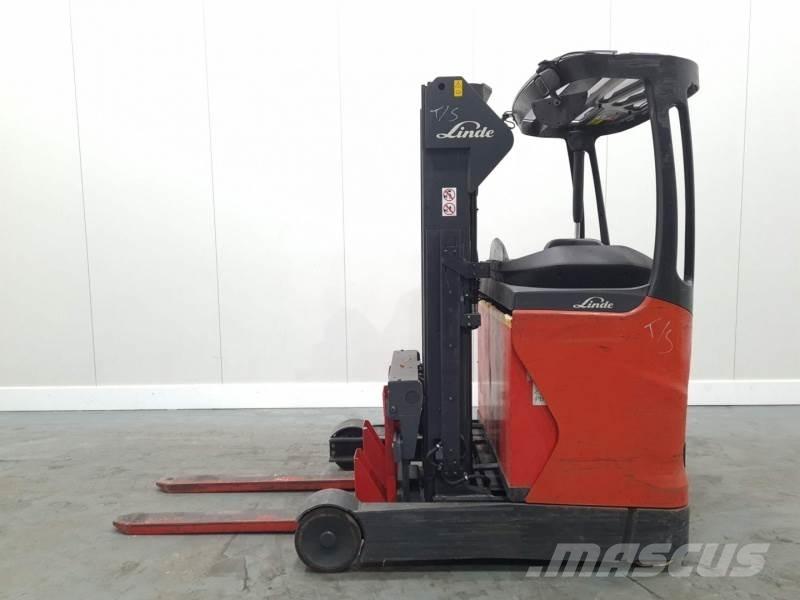Linde R14-01 1120 Ретрак/ Високоповдигач с изместване на вилката напред