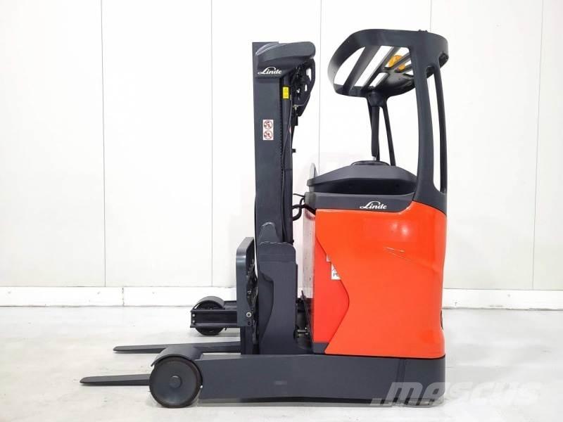 Linde R14B-01 Ретрак/ Високоповдигач с изместване на вилката напред