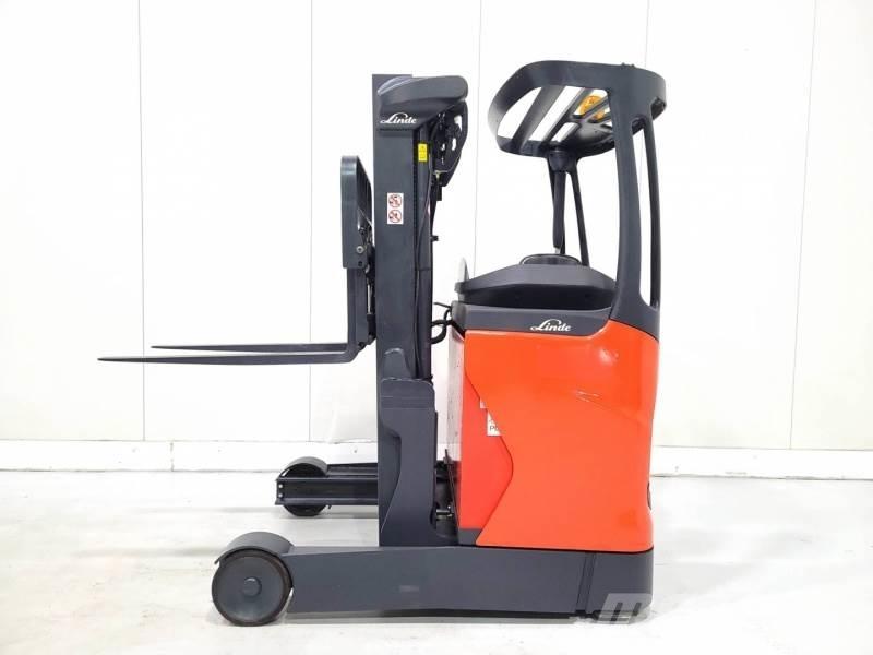 Linde R14B-01 Ретрак/ Високоповдигач с изместване на вилката напред