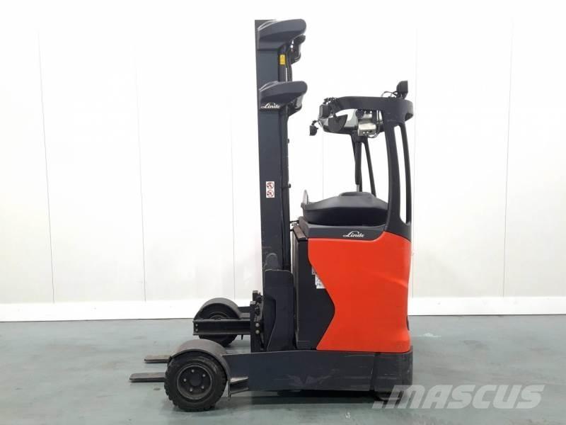 Linde R14G-01 1120 Ретрак/ Високоповдигач с изместване на вилката напред