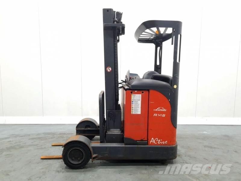 Linde R14G-12 115 Ретрак/ Високоповдигач с изместване на вилката напред