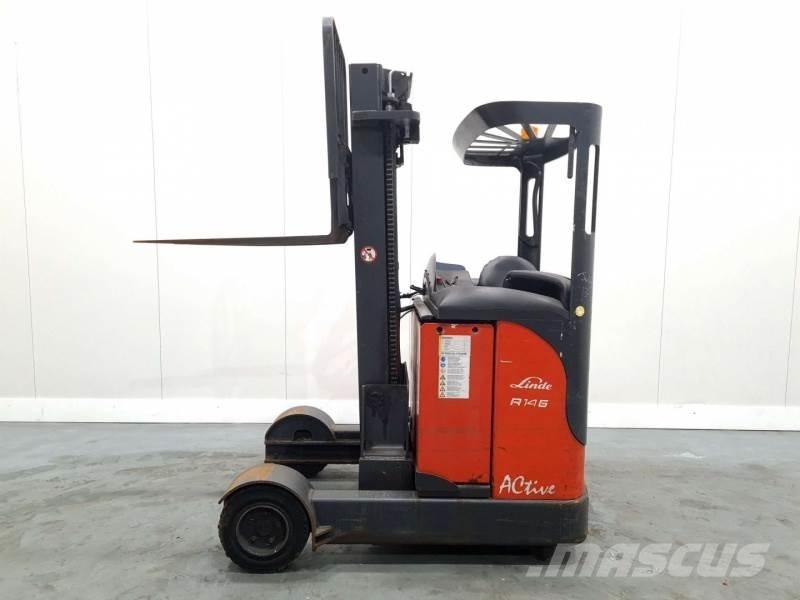 Linde R14G-12 115 Ретрак/ Високоповдигач с изместване на вилката напред