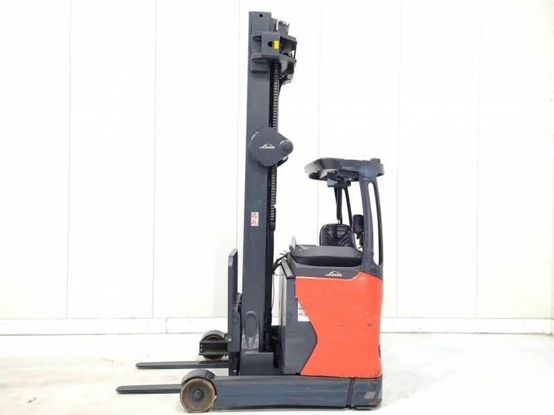 Linde R14HD-01 Ретрак/ Високоповдигач с изместване на вилката напред