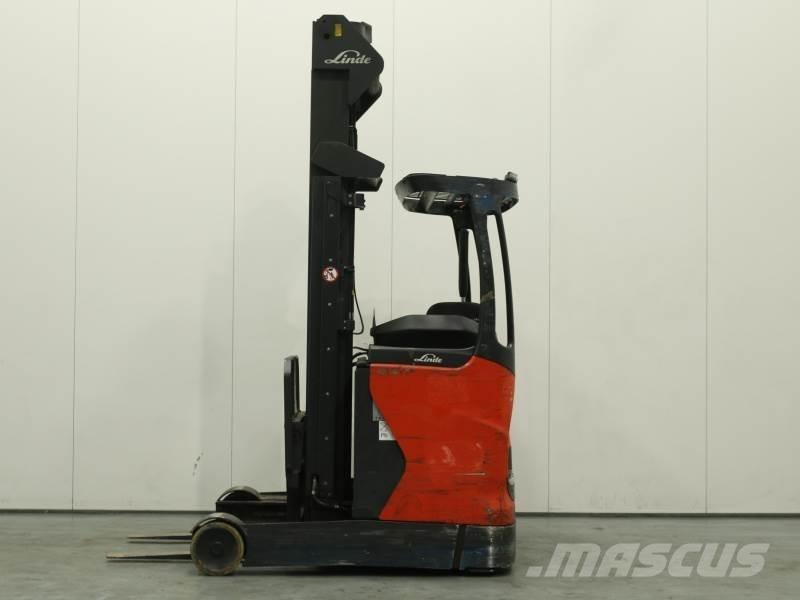 Linde R14S 1120 Ретрак/ Високоповдигач с изместване на вилката напред