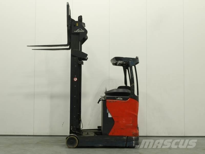 Linde R14S 1120 Ретрак/ Високоповдигач с изместване на вилката напред
