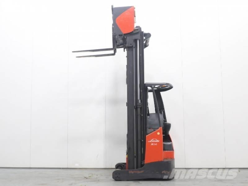 Linde R14X-03 Ретрак/ Високоповдигач с изместване на вилката напред