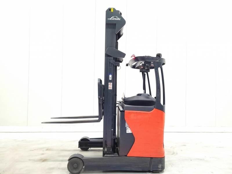 Linde R16-01 Ретрак/ Високоповдигач с изместване на вилката напред