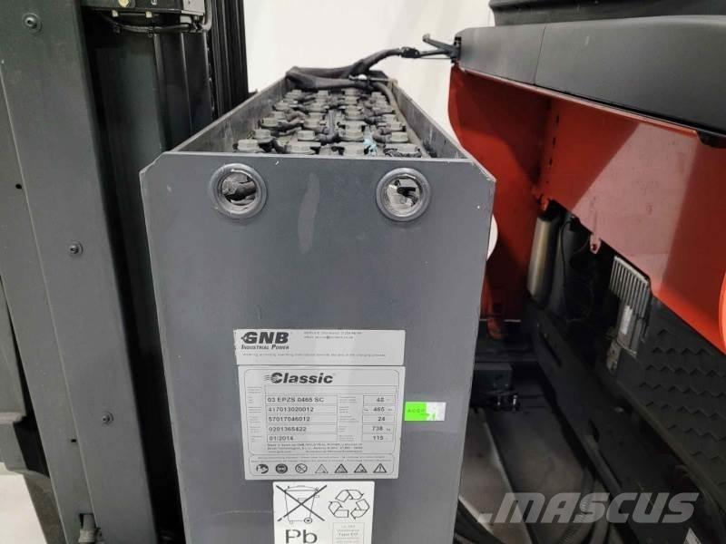 Linde R16-01 Ретрак/ Високоповдигач с изместване на вилката напред