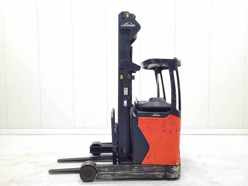 Linde R16-01 1120 Ретрак/ Високоповдигач с изместване на вилката напред
