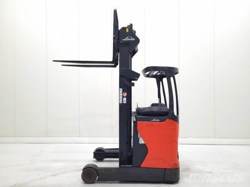Linde R16-01 1120 Ретрак/ Високоповдигач с изместване на вилката напред