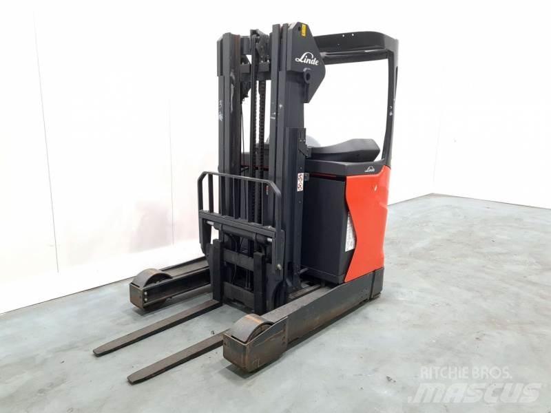 Linde R16-01 1120 Ретрак/ Високоповдигач с изместване на вилката напред