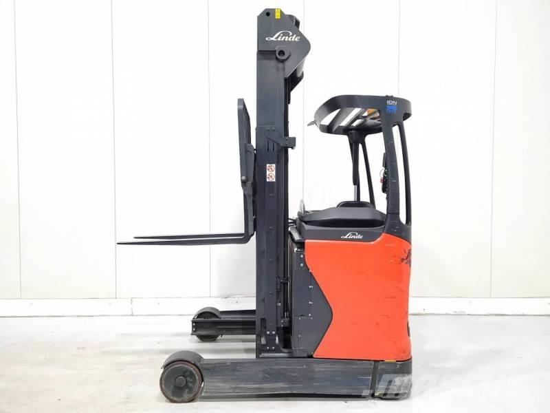 Linde R16-01 1120 Ретрак/ Високоповдигач с изместване на вилката напред