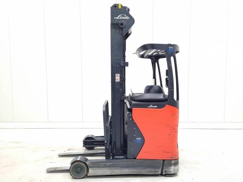 Linde R16-01 LI-ION Ретрак/ Високоповдигач с изместване на вилката напред