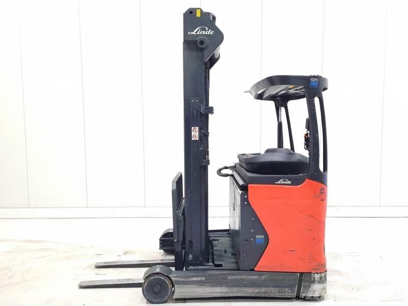 Linde R16-01 LI-ION Ретрак/ Високоповдигач с изместване на вилката напред
