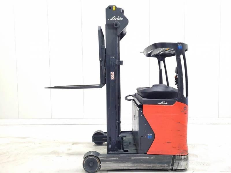 Linde R16-01 LI-ION Ретрак/ Високоповдигач с изместване на вилката напред