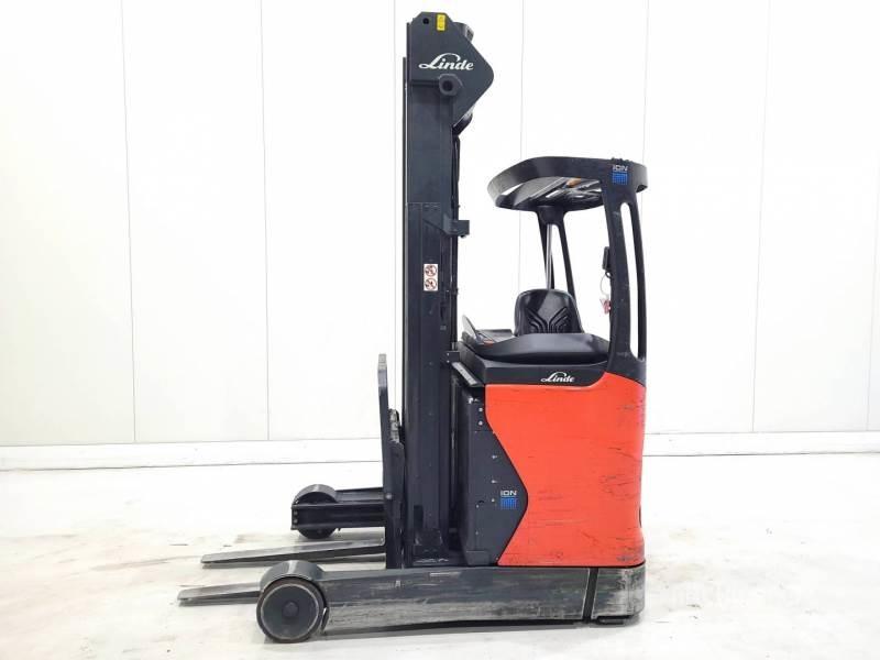 Linde R16-01 LI-ION Ретрак/ Високоповдигач с изместване на вилката напред