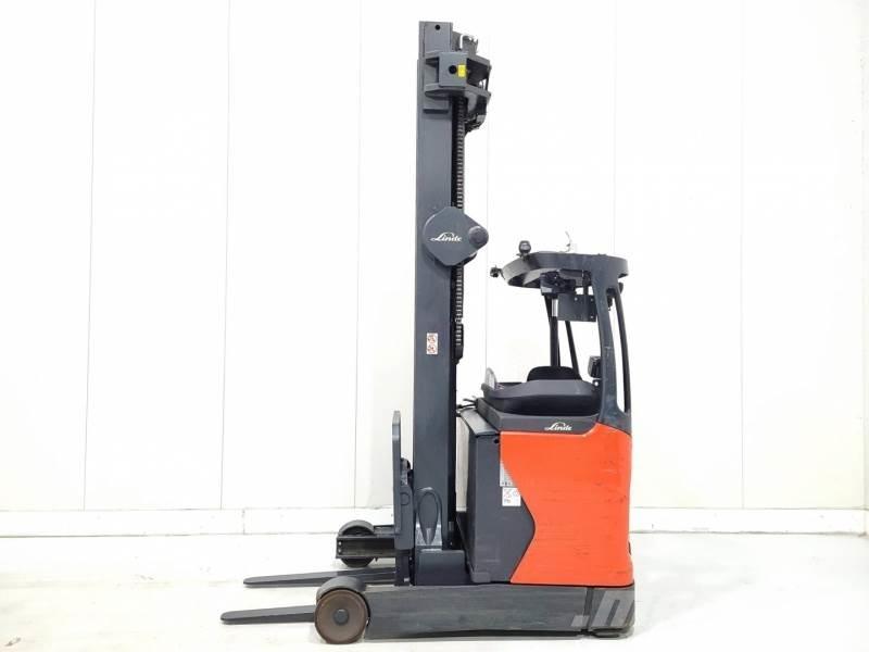 Linde R16HD-01 Ретрак/ Високоповдигач с изместване на вилката напред