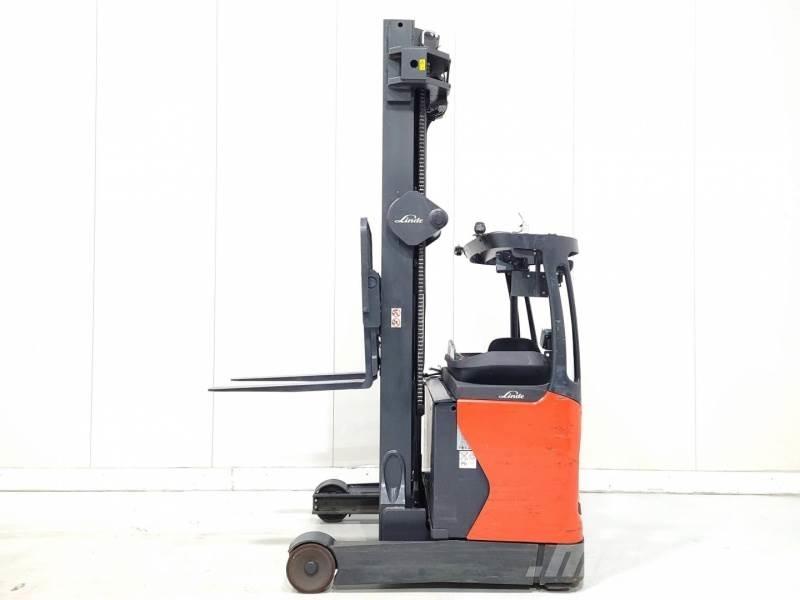 Linde R16HD-01 Ретрак/ Високоповдигач с изместване на вилката напред