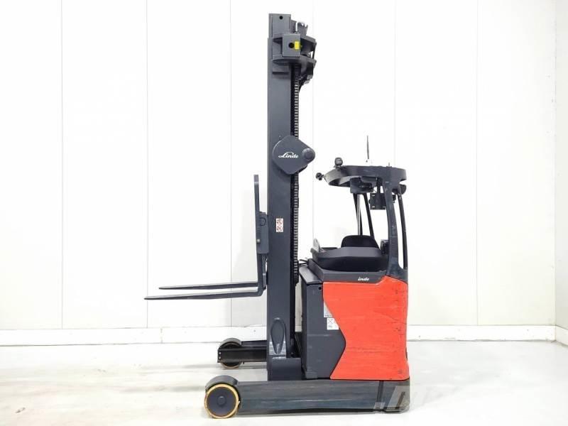 Linde R16HD-01 Ретрак/ Високоповдигач с изместване на вилката напред
