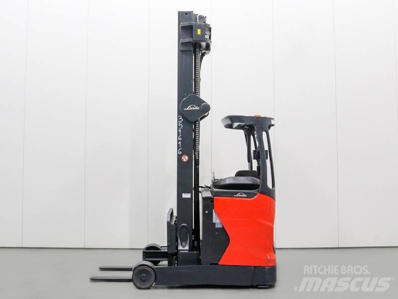 Linde R16HD-01 1120 Ретрак/ Високоповдигач с изместване на вилката напред