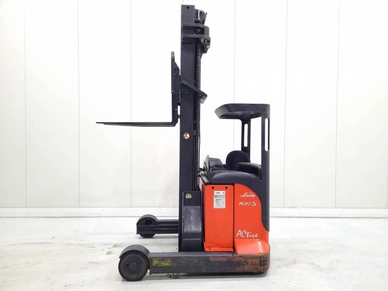 Linde R20-03 Ретрак/ Високоповдигач с изместване на вилката напред