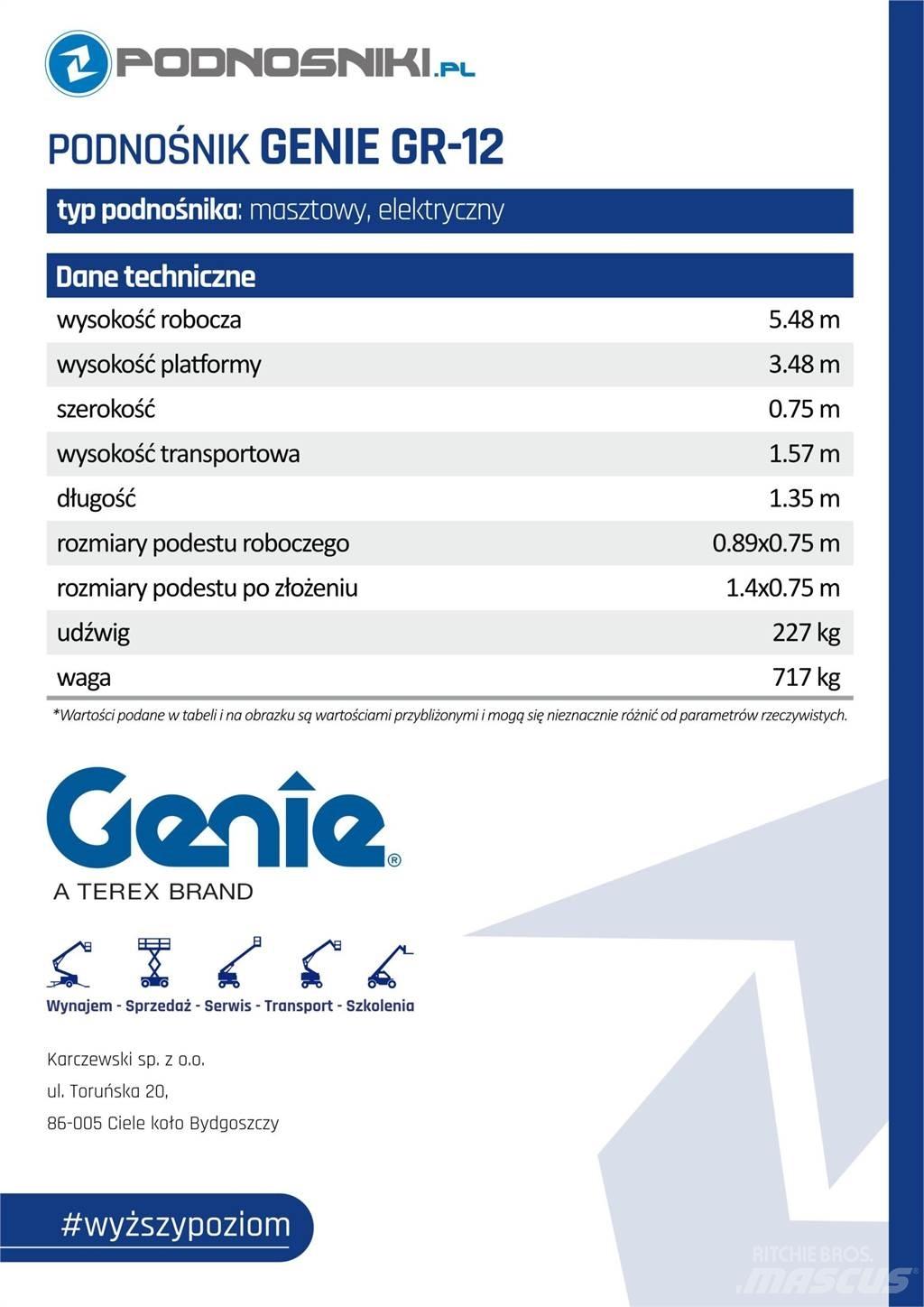 Genie GS-4047 Ножични работни платформи