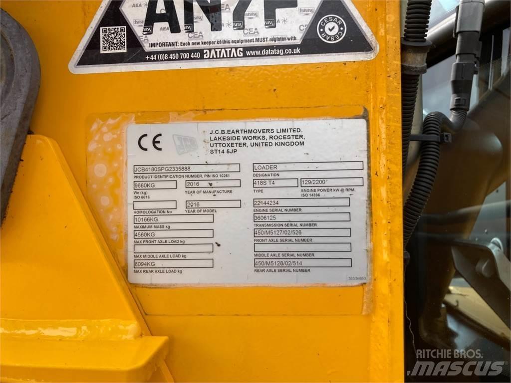 JCB 418S Телескопични товарачи за селското стопанство