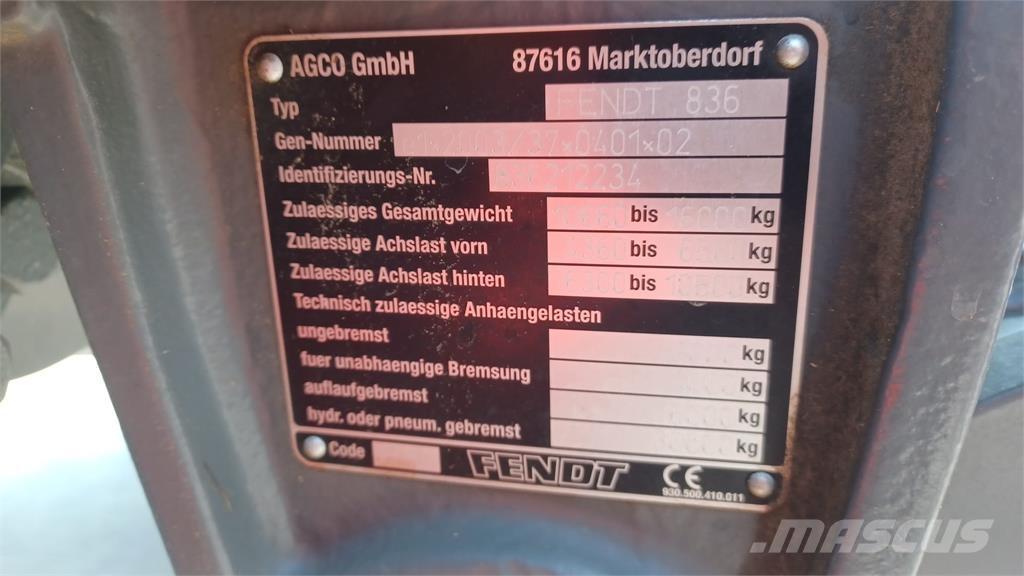 Fendt 828 SCR Трактори