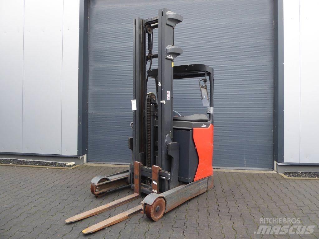 Linde R14B-01 Ретрак/ Високоповдигач с изместване на вилката напред