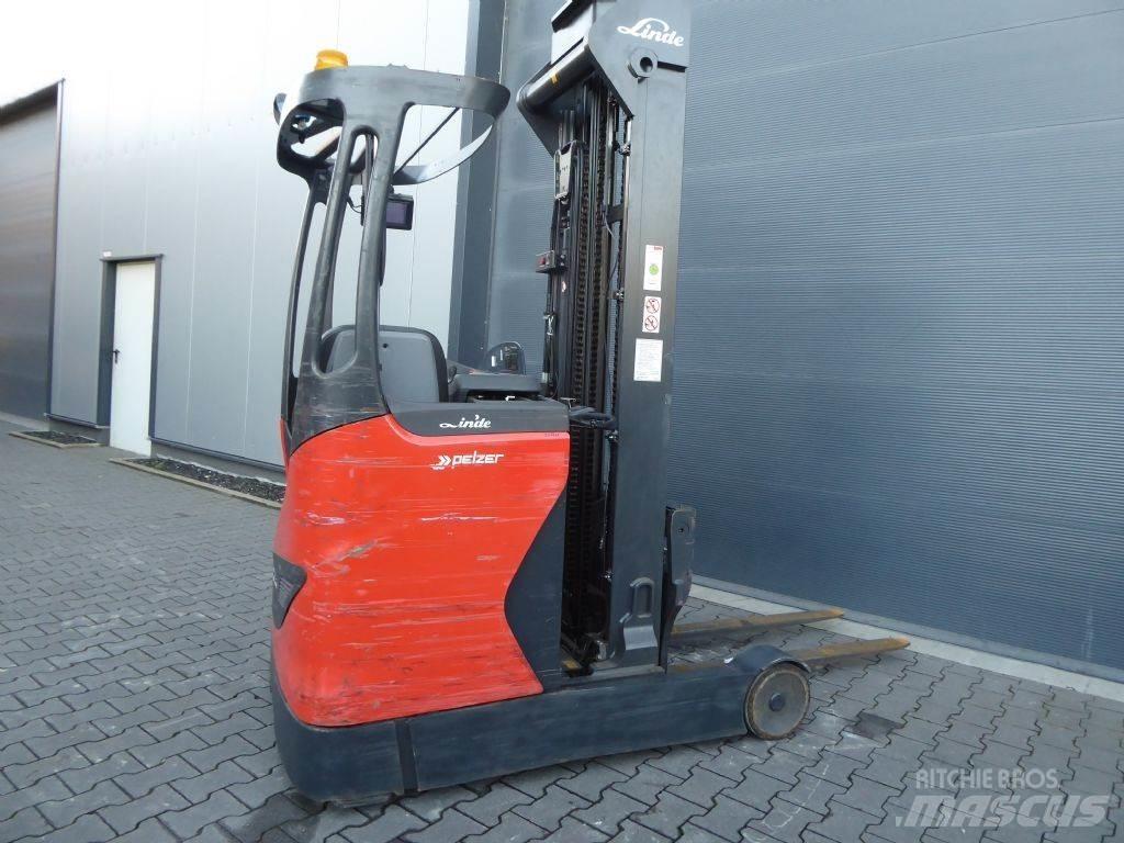 Linde R16-01 Ретрак/ Високоповдигач с изместване на вилката напред