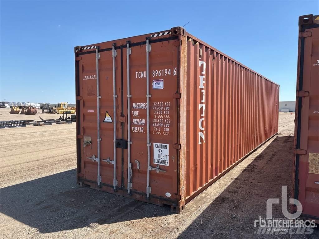  40 ft High Cube Специални контейнери