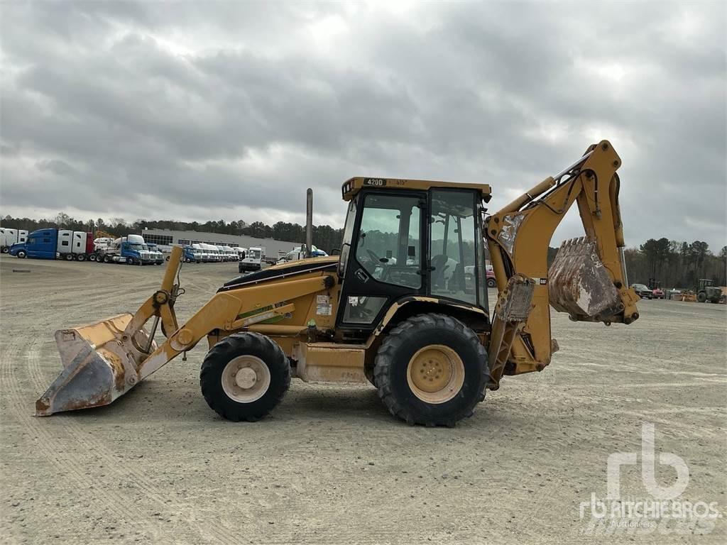 CAT 420D Товарач със заден ексватор
