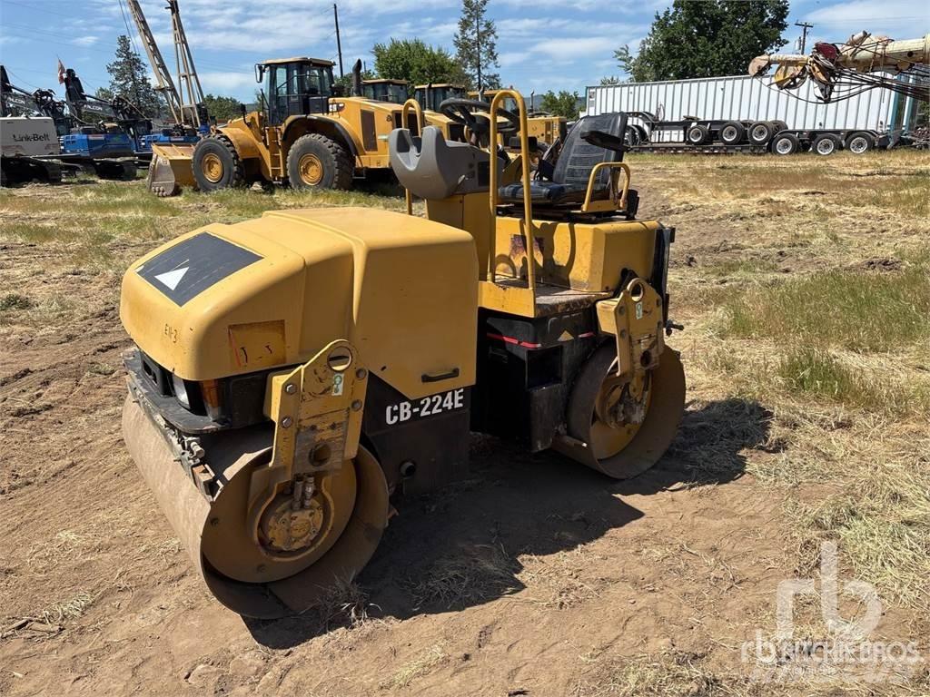 CAT CB224E Двойни барабанни ролки
