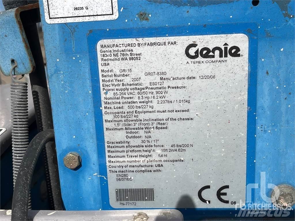 Genie GR15 Съчленени стрелови подемници