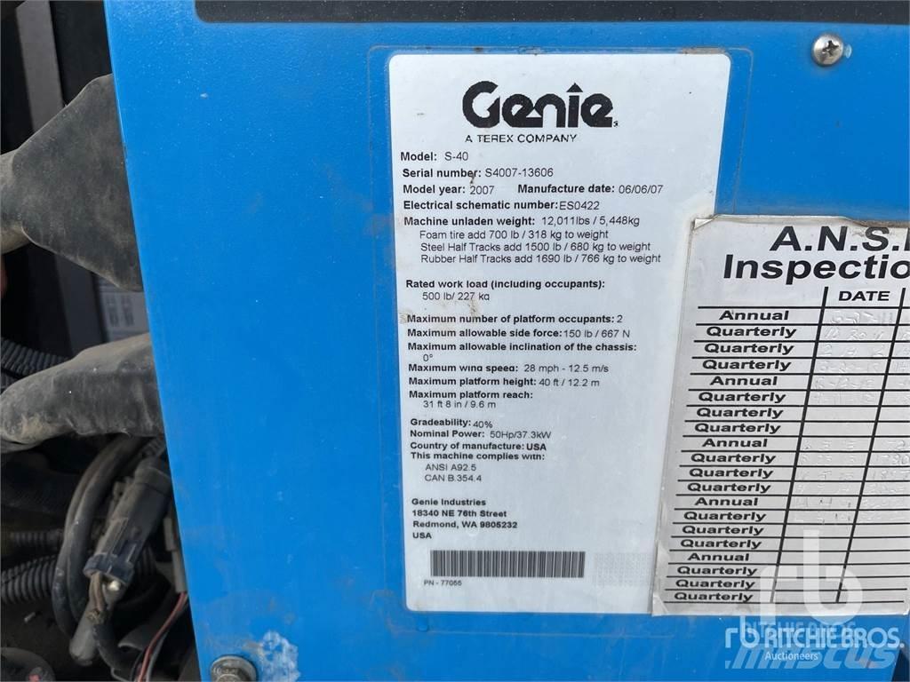 Genie S40 Съчленени стрелови подемници