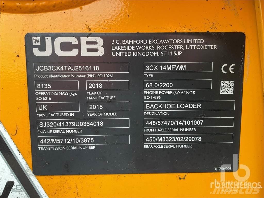 JCB 3CX 14MFWM Товарач със заден ексватор