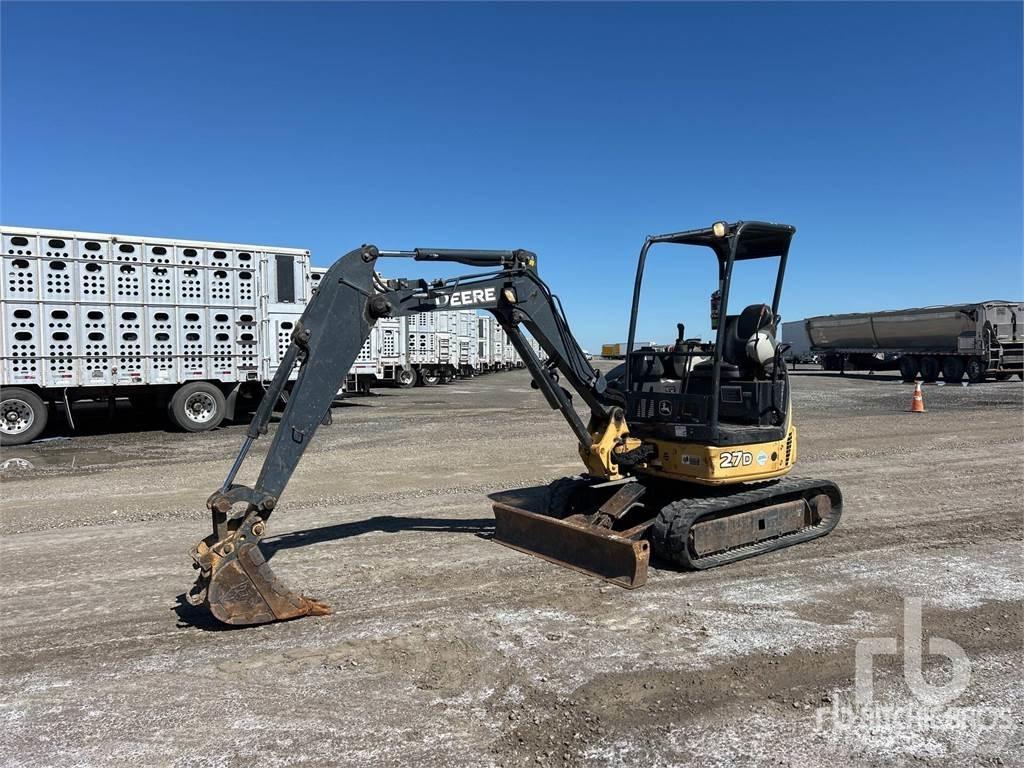 John Deere 27D Мини екскаватори < 7 т