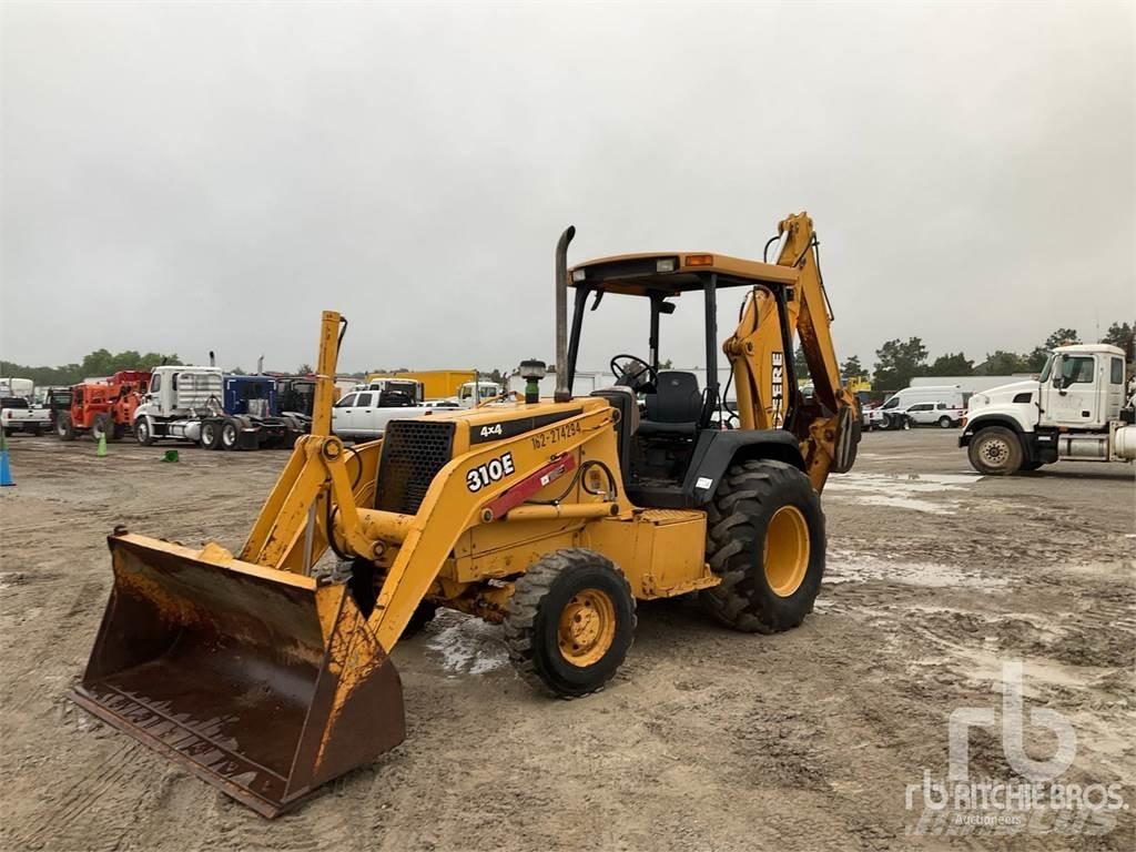 John Deere 310E Товарач със заден ексватор