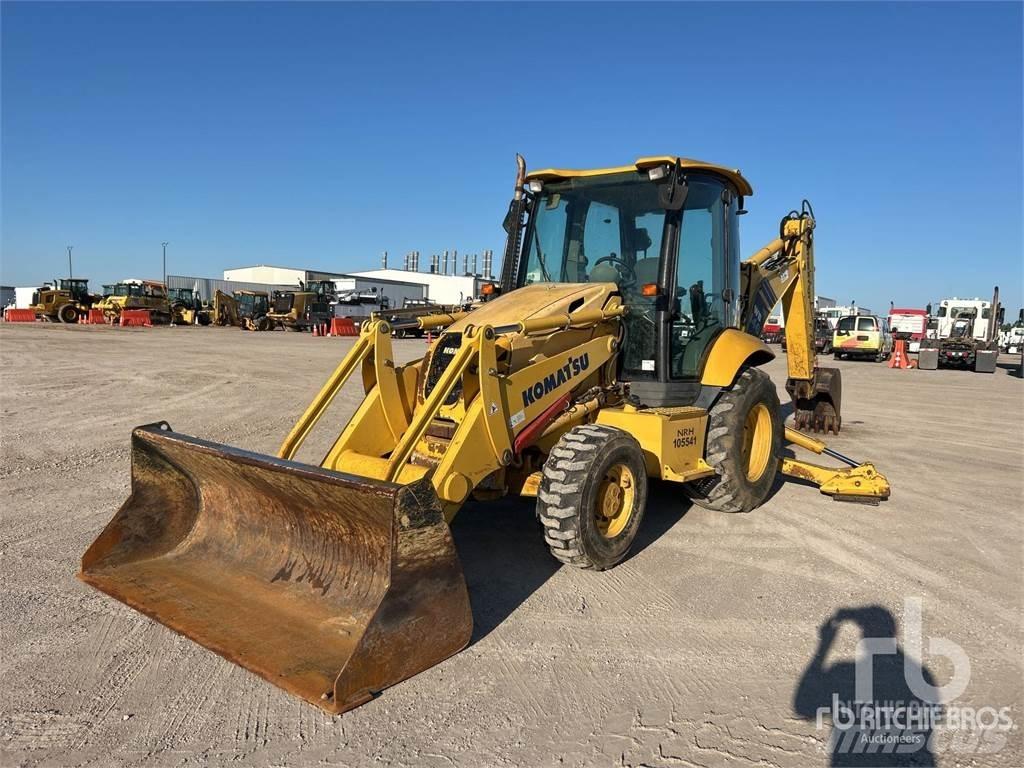 Komatsu WB146-5 Товарач със заден ексватор
