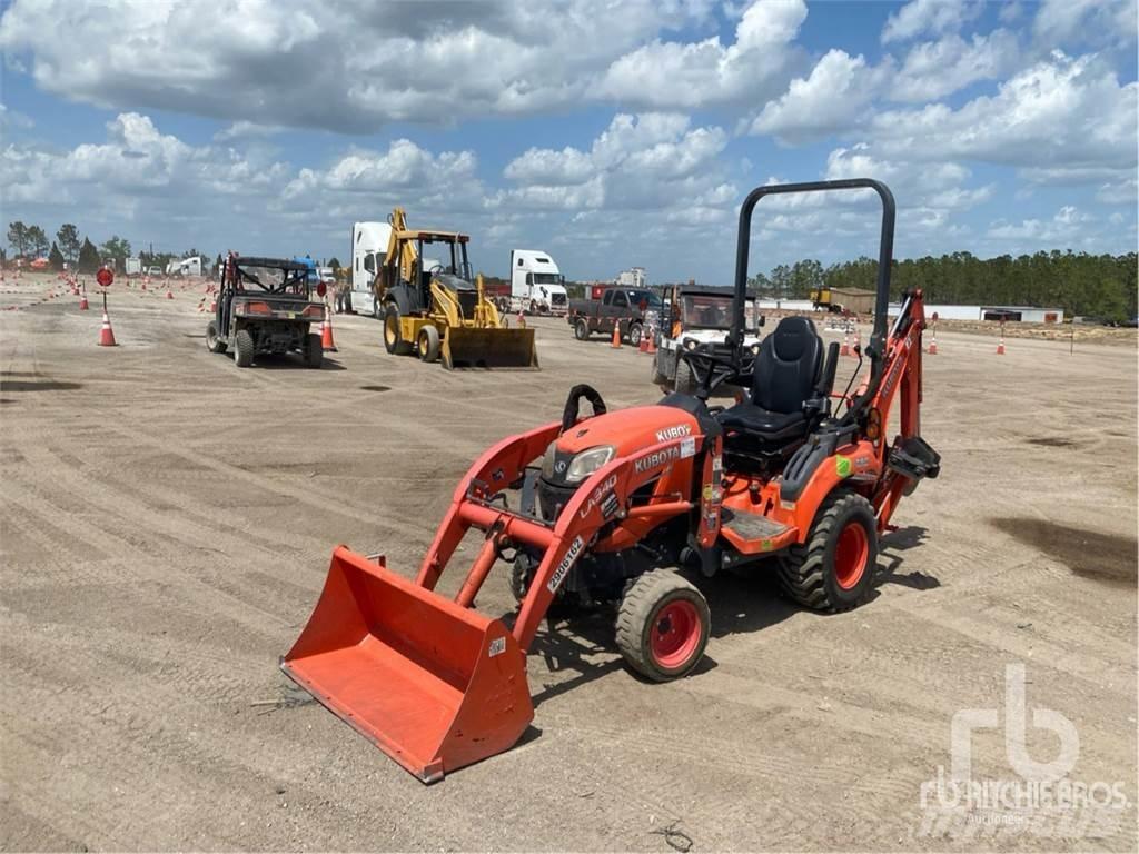 Kubota BX23S Товарач със заден ексватор