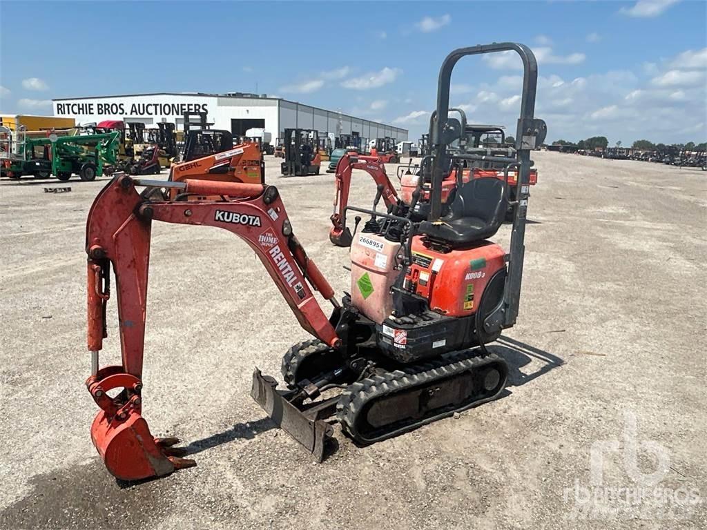 Kubota K008-3 Мини екскаватори < 7 т