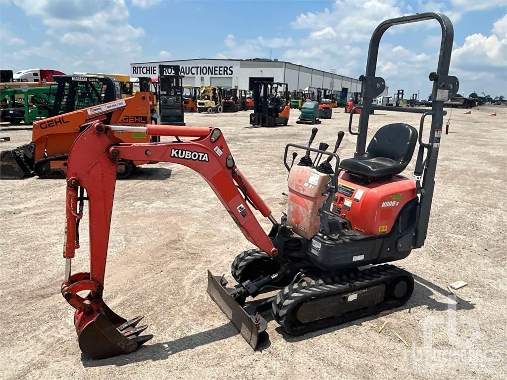 Kubota K008-3 Мини екскаватори < 7 т